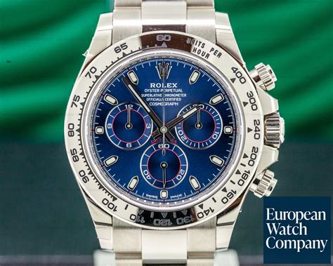 rolex daytona white dial with blue|Rolex daytona oysterflex white gold.